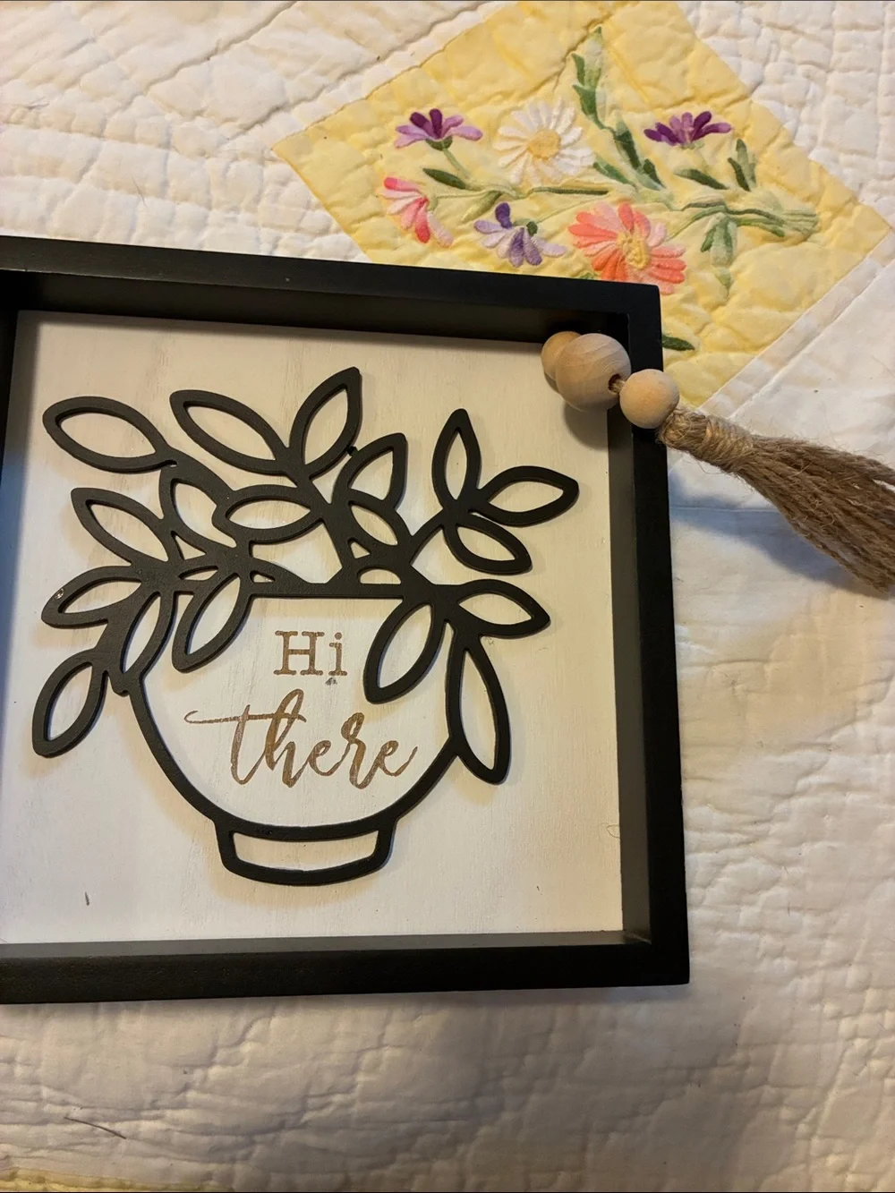 Hobby Lobby framed wall